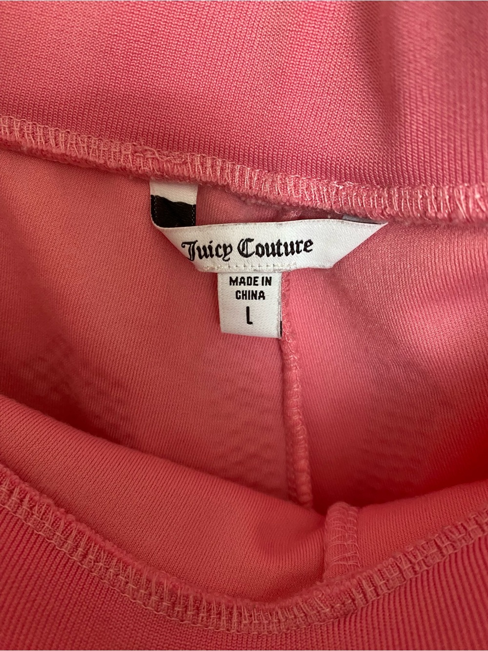 Juicy Couture Pink Velour Track Pants - Picture 3 of 3